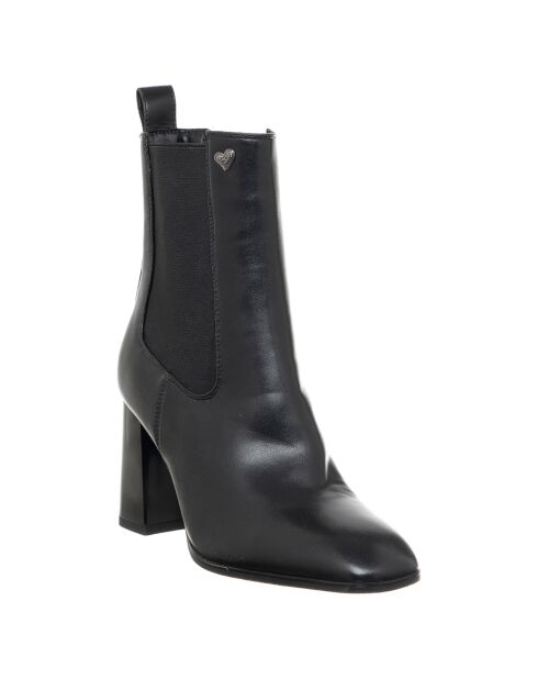 Boots Julia noires - Talon 6.5 cm