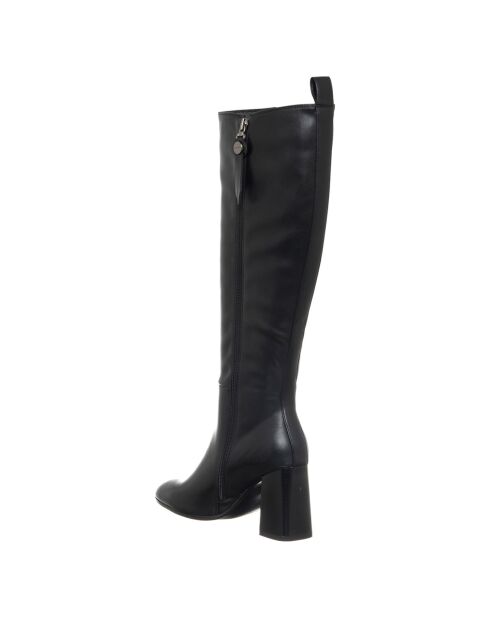 Bottes Lea noires - Talon 8 cm
