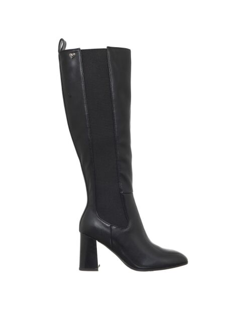 Bottes Lea noires - Talon 8 cm