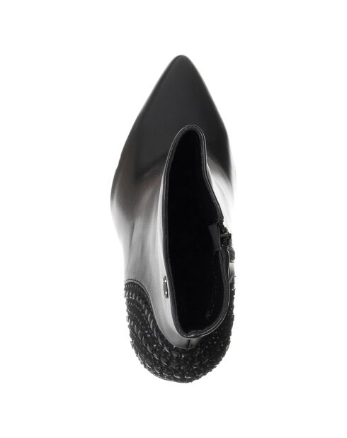 Bottines Amélie noires - Talon 11 cm