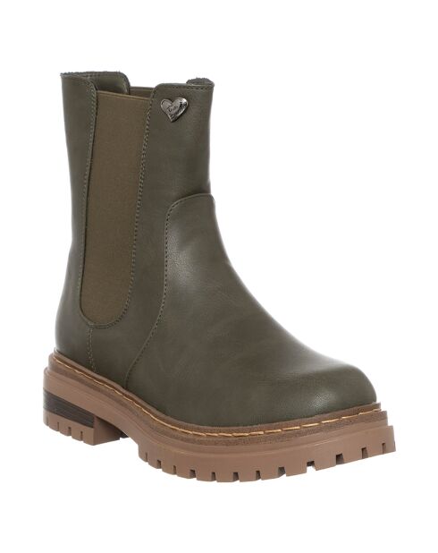 Bottines Clara vertes