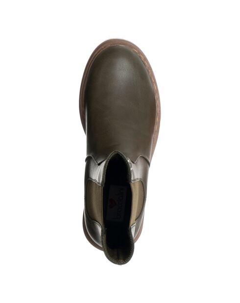 Bottines Clara vertes