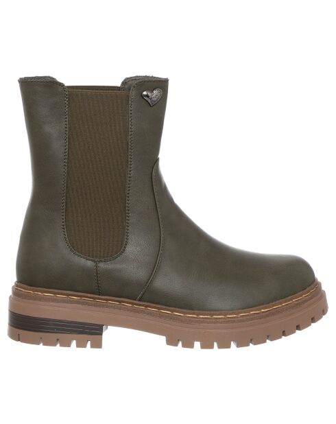 Bottines Clara vertes