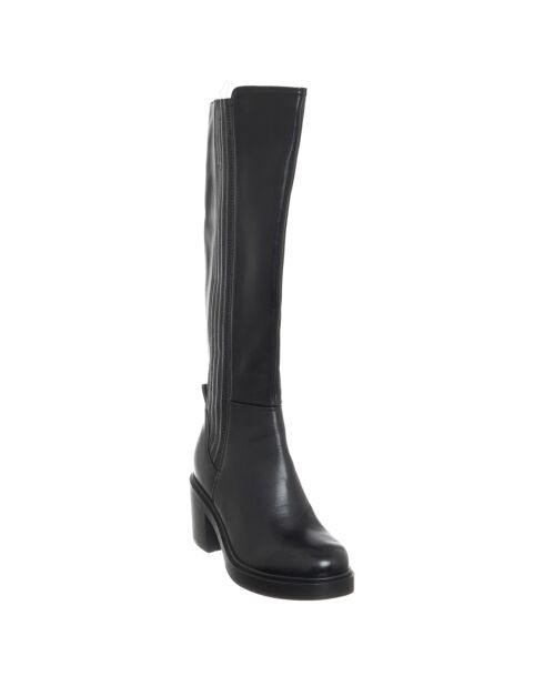 Bottes Lara noires - Talon 6 cm