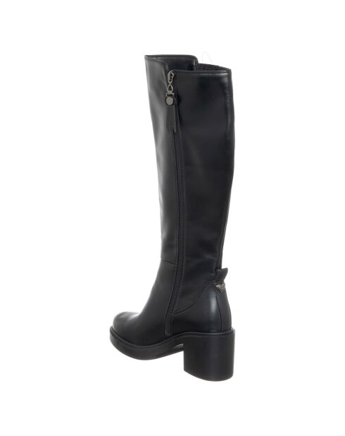 Bottes Lara noires - Talon 6 cm