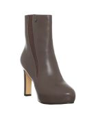Bottines Zoe marron - Talon 13.5 cm