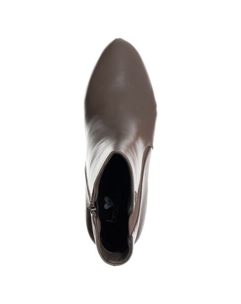 Zoe braune Stiefel - 13,5 cm Absatz