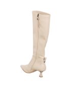 Bottes Alma blanches - Talon 5.5 cm