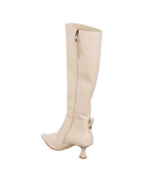 Bottes Alma blanches - Talon 5.5 cm