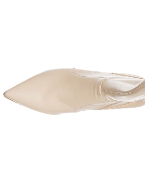 Witte laarzen Alma - hak van 5,5 cm