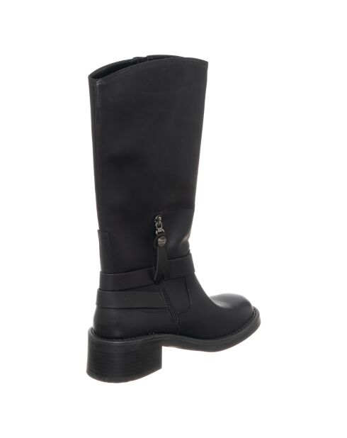 Bottes Ava noires - Talon 5 cm