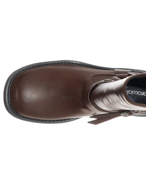 Bottes Ava marron - Talon 5 cm