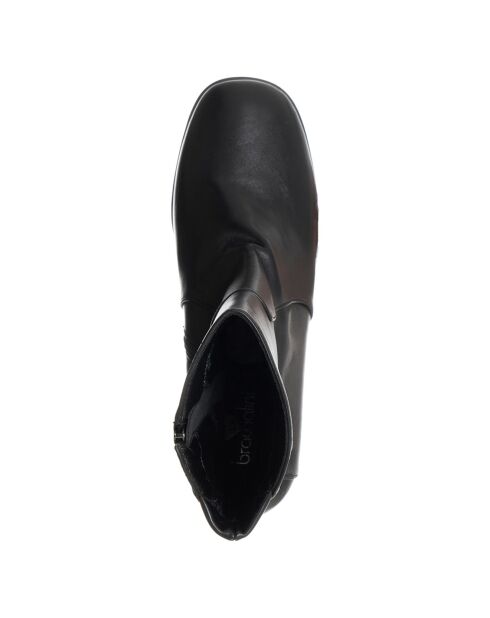 Bottines Leonie noires - Talon 8 cm