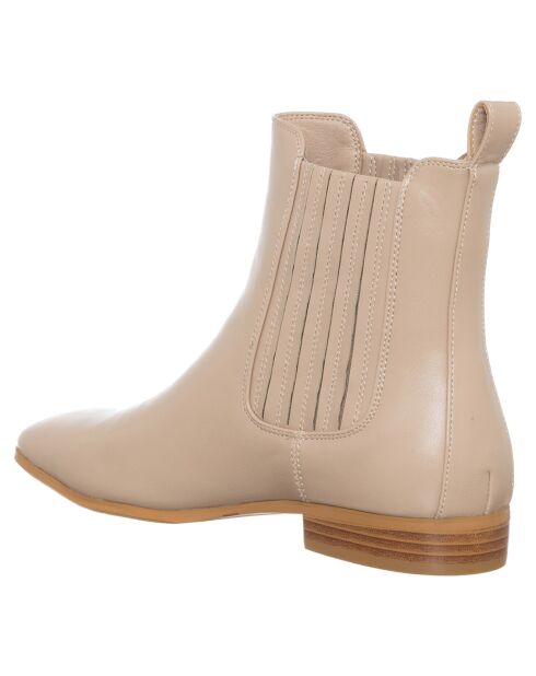 Bottines Margot beiges