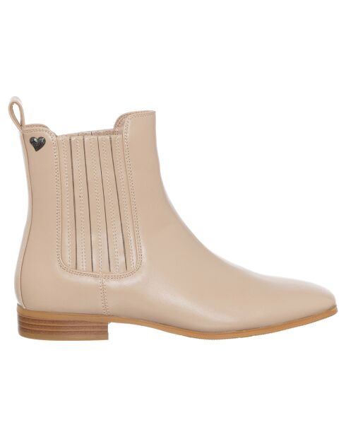 Bottines Margot beiges