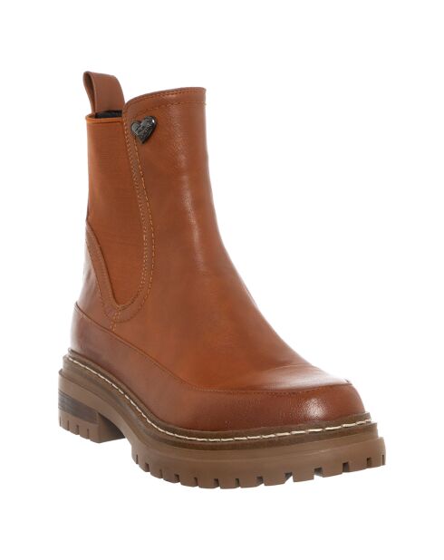 Boots Jeanne marron