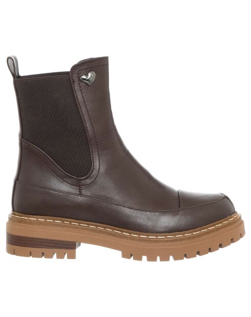 Boots Jeanne marron
