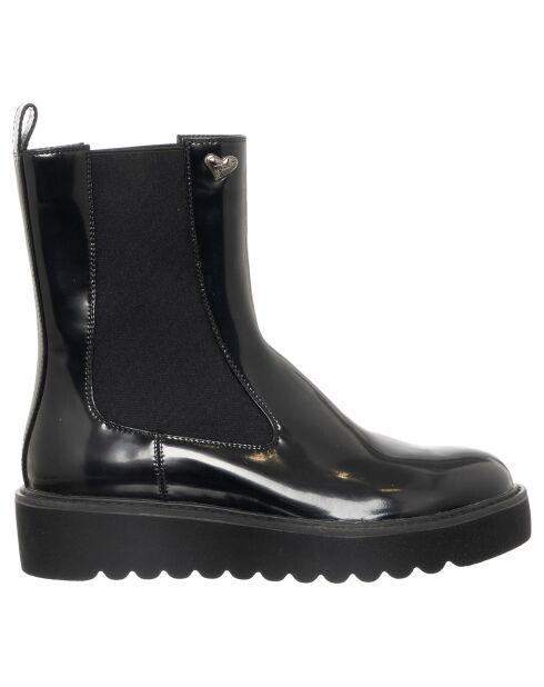 Boots Linda noires - Talon 5 cm