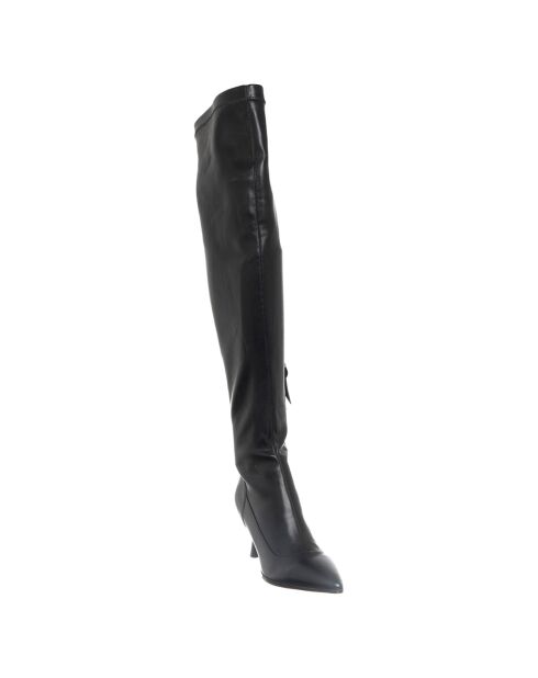 Bottes Sirine noires - Talon 7.5 cm