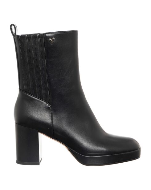 Bottines Paulina noires - Talon 8 cm