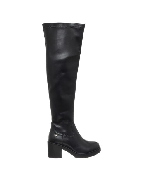 Bottes Kim noires - Talon 6 cm