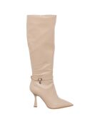 Bottes Emy beiges - Talon 9.5 cm