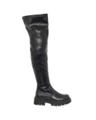 Schwarze Grebi-Stiefel