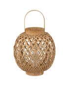 Lampe Lanterne Cordey naturel  -  D.25xH.33 cm