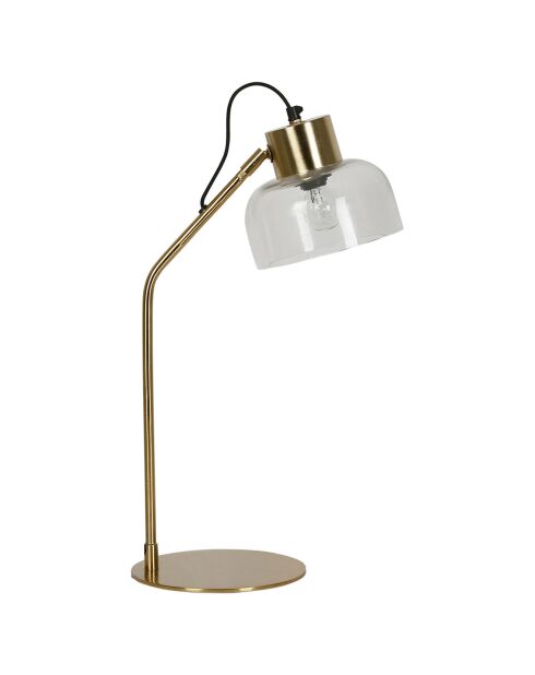 Lampe Courba dorée -  30x19xH.54 cm