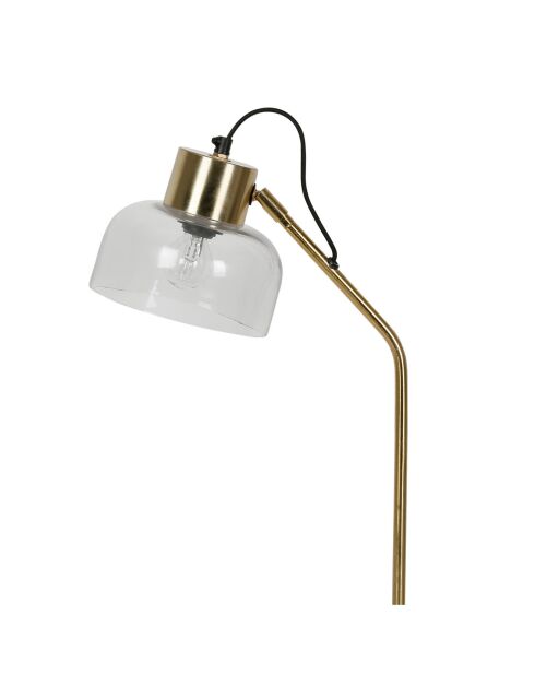 Lampe Courba dorée -  30x19xH.54 cm