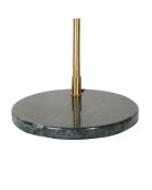 Lampe Courba doré/vert  -  25x19xH.53 cm