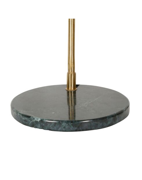 Lampe Courba doré/vert  -  25x19xH.53 cm