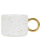 Tasse The Astre blanc/doré  - 30cl