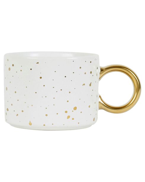 Tasse The Astre blanc/doré  - 30cl