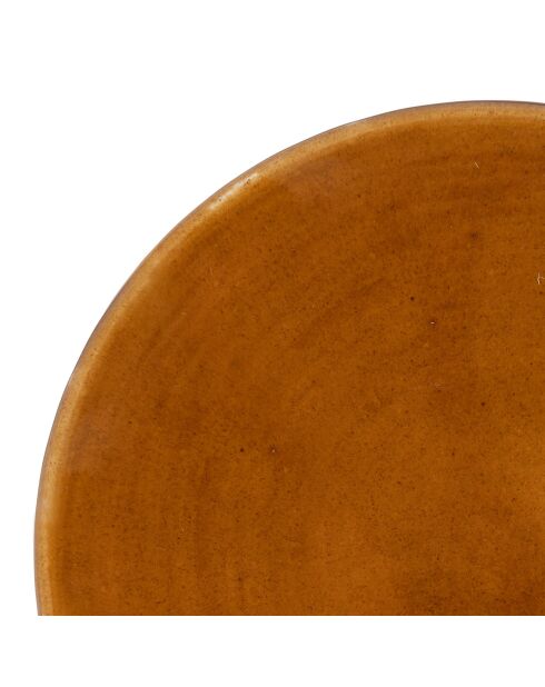 Vide-Poches Embrase ambre  -  D.20xH.5 cm