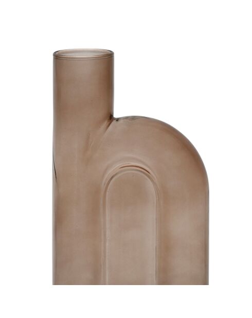 Vase Soliflore fumé - 12x4.5xH.19.5 cm