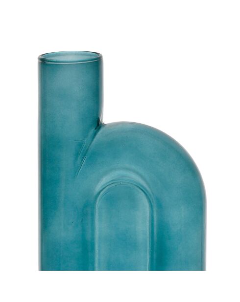 Vase Soliflore émeraude  -  12x4.5xH.19.5 cm