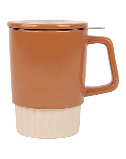 Tisaniere Cannele terracotta  - 50cl