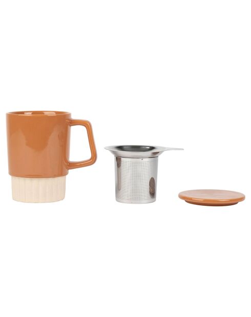 Tisaniere Cannele terracotta  - 50cl