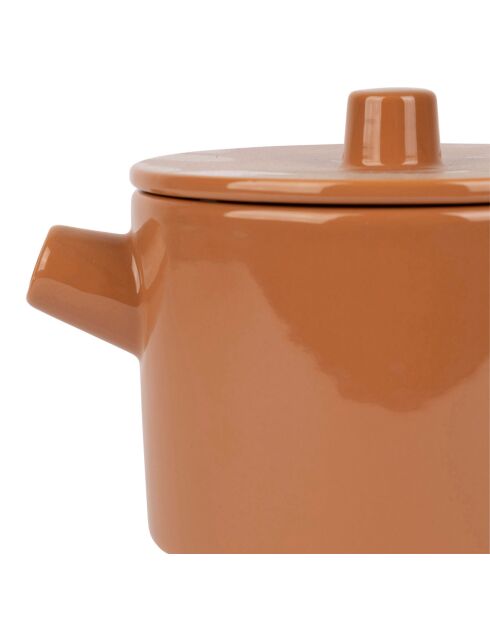 Theiere Cannele terracotta  - 1L