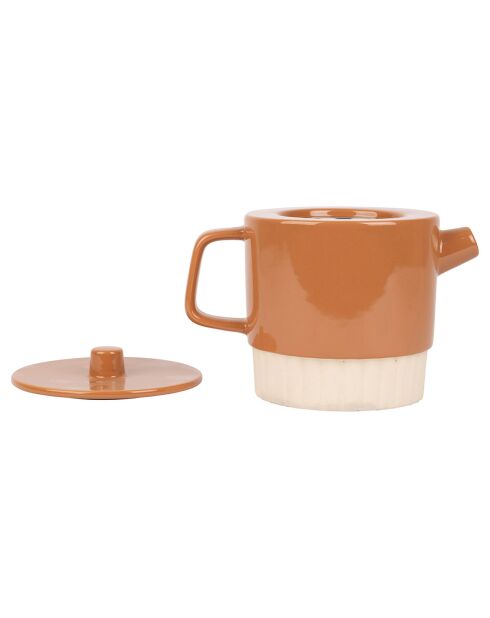 Theiere Cannele terracotta  - 1L