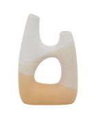 Vase Soliflore moutarde  -  14x6xH.21 cm