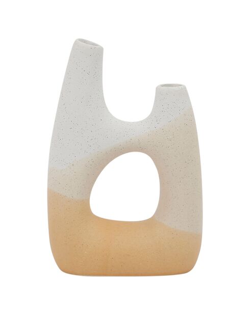Vase Soliflore moutarde  -  14x6xH.21 cm
