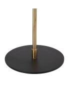 Lampe Ardecor noir/doré  -  D.23xH.42 cm