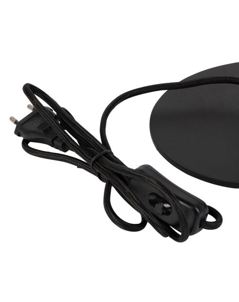 Lampe Ardecor noir/doré  -  D.23xH.42 cm