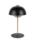 Lampe Ardecor noir/doré  -  D.23xH.42 cm