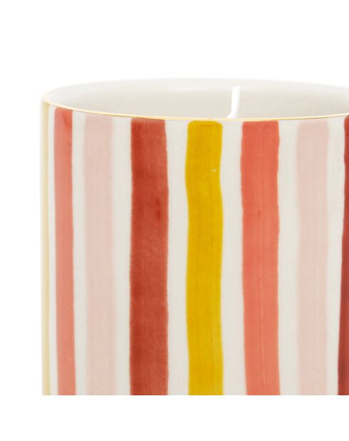 Bougie grenat/moutarde -  180g