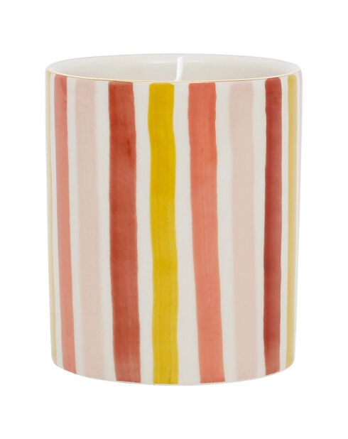 Bougie grenat/moutarde -  180g