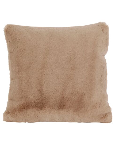 Housse Coussin Adalie taupe -  45x45 cm