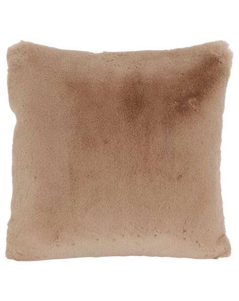 Housse Coussin Adalie taupe -  45x45 cm